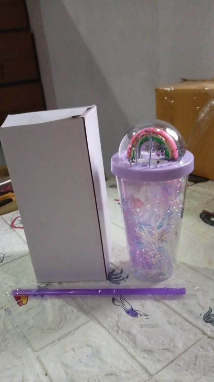 Plastic sipper bottle with glow light Plastic sipper bottle with glow light